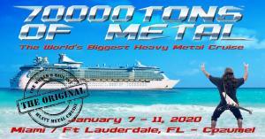 Le festival croisière 70000 Tons Of Metal dévoile les premiers artistes qui seront présents en 2020