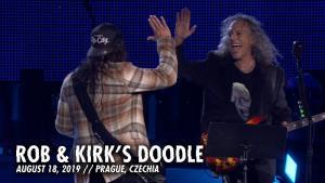 Metallica sort un nouveau doodle de Rob & Kirk à Prague