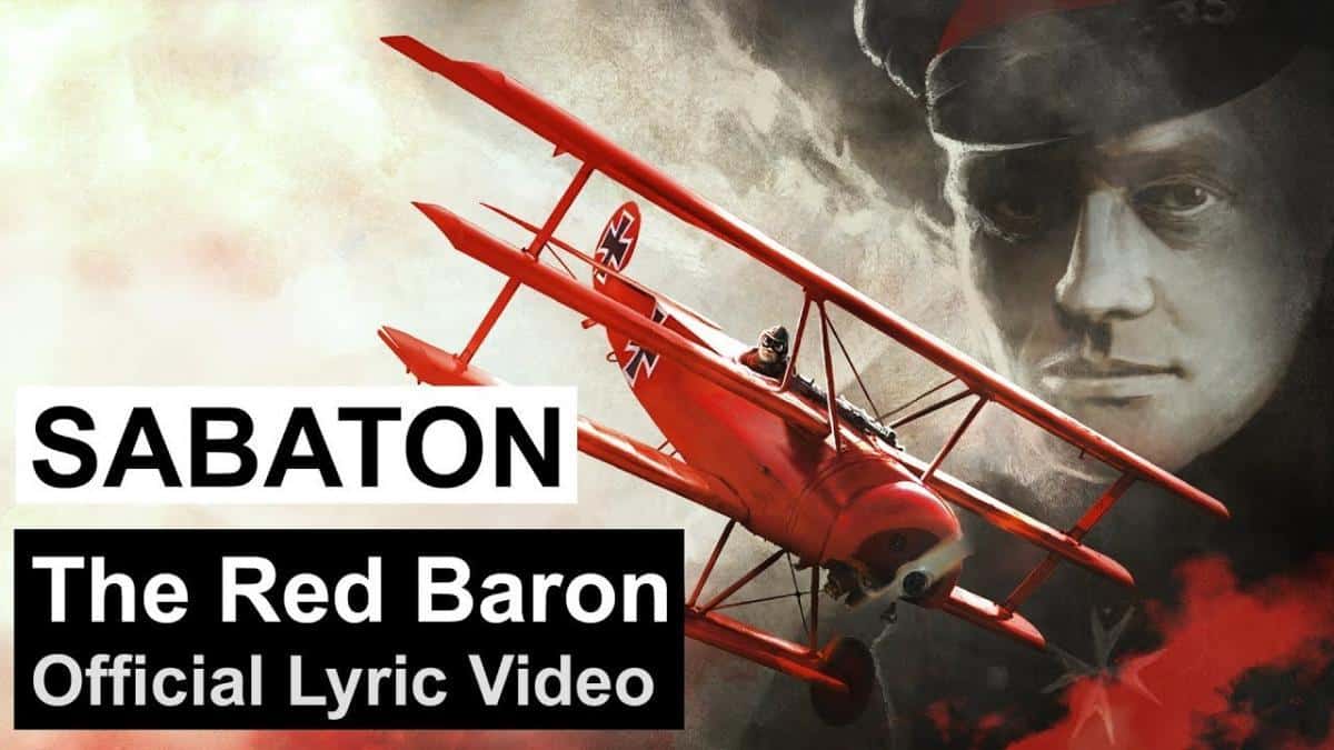 Sabaton partage une lyric vidéo pour The Red Baron