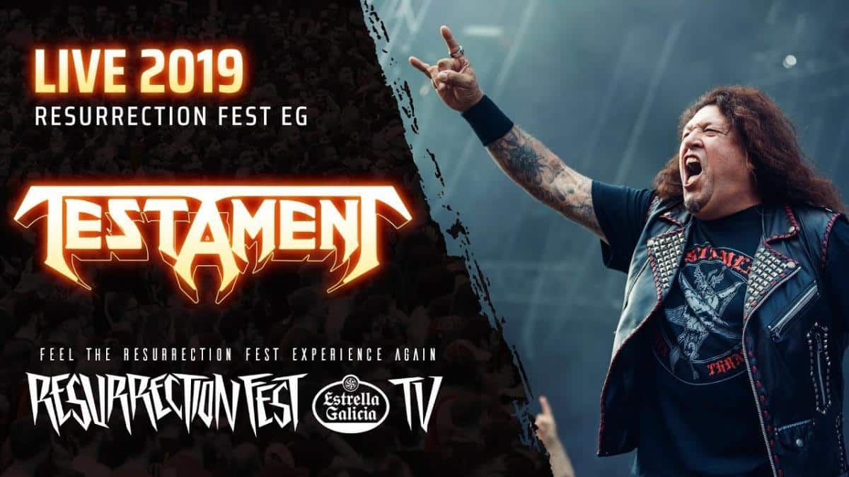 Regardez le concert complet de Testament au Resurrection Fest 2019