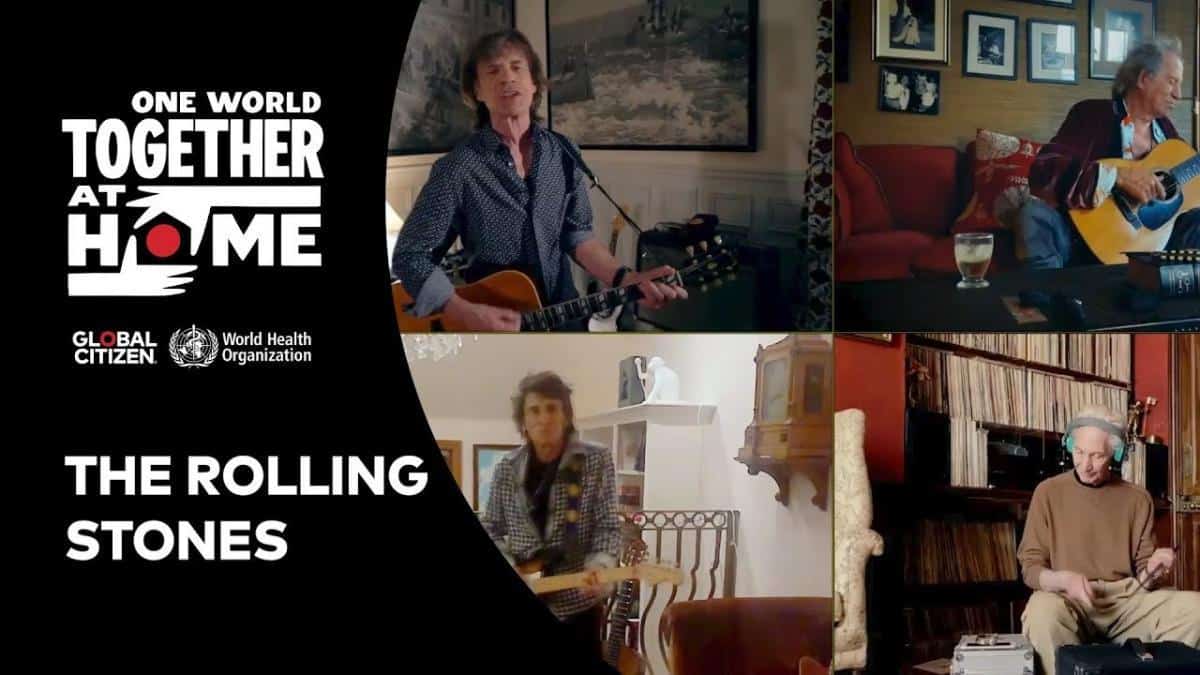 Regardez les Rolling Stones, Paul McCartney, Elton John, Eddie Vedder et Billie Joe Armstrong se produire depuis leur domicile