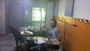 Kadinja est en studio, Morgan Berthet a fini d&rsquo;enregistrer la batterie