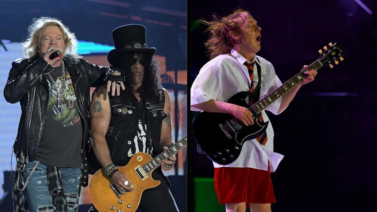 Slash dit qu&rsquo;il a été « époustouflé » par la performance d&rsquo;Axl Rose avec AC/DC : « C&rsquo;était phénoménal »