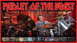 Iron Maiden : Regardez ce batteur jouer un medley de 36 minutes avec toutes les chansons du groupe