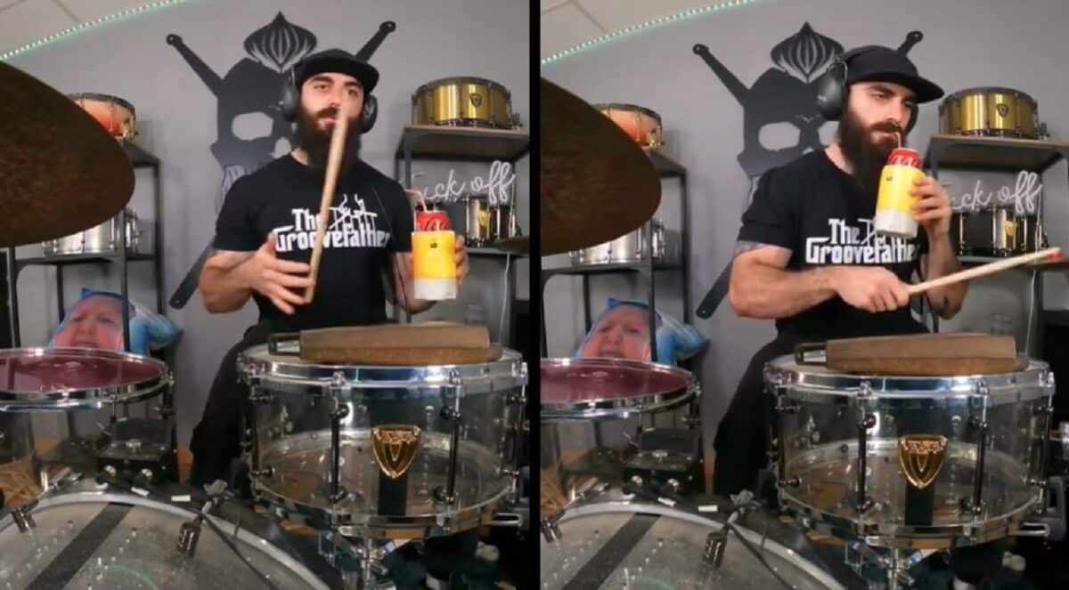 Regardez ce batteur fou jouer Eyeless de Slipknot d&rsquo;une seule main