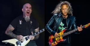 Scott Ian d&rsquo;Anthrax estime que Kirk Hammett de Metallica est le guitariste rythmique le plus sous-estimé du Metal