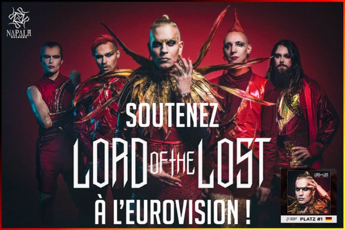 Rappel : Lord Of The Lost représentera l&rsquo;Allemagne au Concours Eurovision de la Chanson 2023