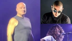 Le chanteur de Disturbed avoue dans un discours larmoyant qu&rsquo;il a « failli rejoindre » Chester Bennington et Chris Cornell