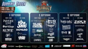 Ne manquez pas le Mennecy Metal Fest (avec Paradise Lost, At The Gates et Rotting Christ) les 8, 9 et 10 septembre