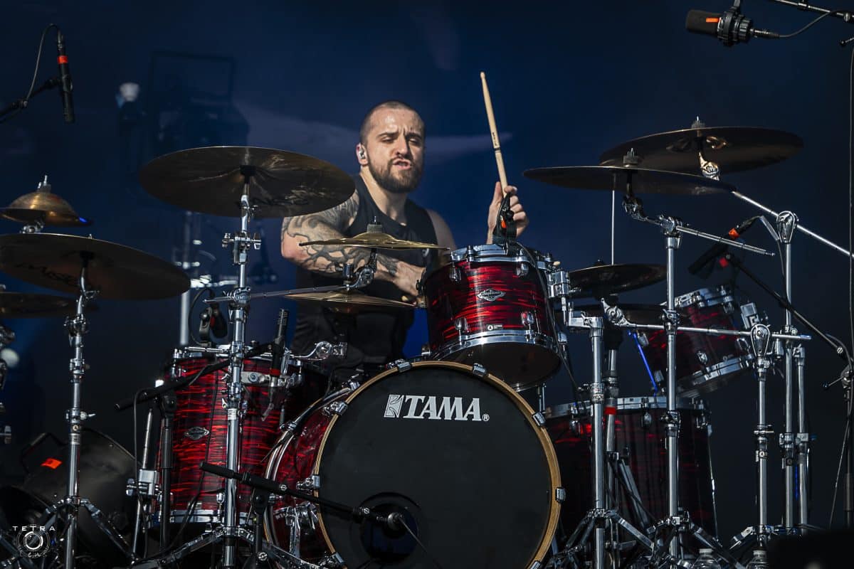 Regardez Eloy Casagrande (Slipknot) pulvériser sa batterie au Europe Drum Show 2026