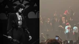 Bring Me The Horizon annule ses concerts à Jakarta, en Indonésie, pour des raisons de sécurité ; des fans se ruent sur la scène pour manifester leur mécontentement