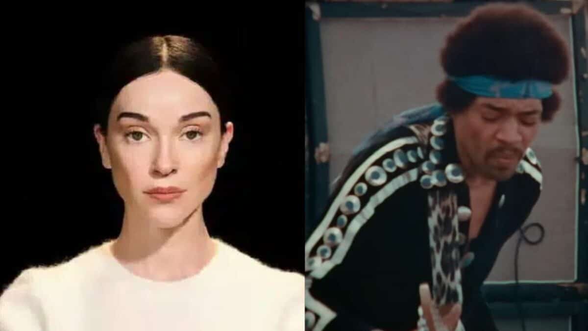 « Vous auriez pu l&rsquo;enregistrer avec une boîte de conserve et vous auriez tout de même ressenti la puissance de son jeu de guitare » ; St. Vincent salue le génie guitaristique de Jimi Hendrix
