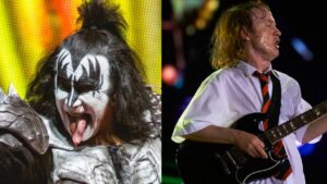 « Il n’avait pas de dents de devant » : Gene Simmons (Kiss) raconte sa première rencontre avec Angus Young (AC/DC)
