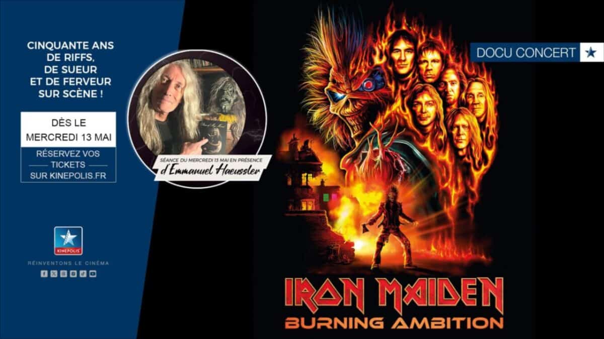 Iron Maiden : un cinéma français prépare trois soirées spéciales autour de Burning Ambition